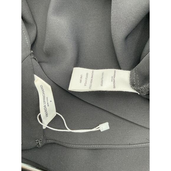 Amanda Uprichard x Revolve 'Fabienne' Black Polyester Romper Size M - Picture 4 of 4